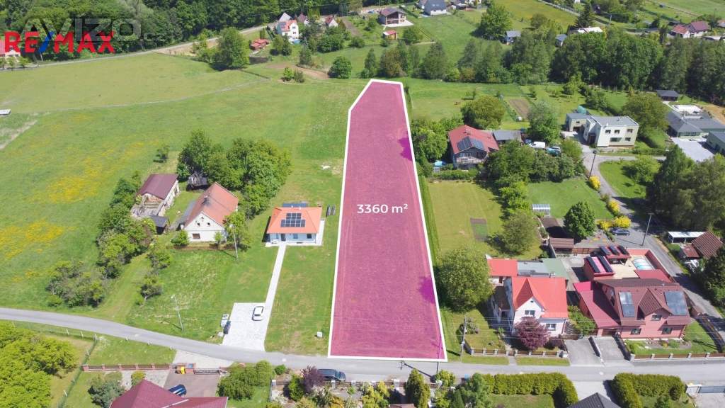 Stavební pozemek Šenov na opravdu skvělém místě, 3360 m2