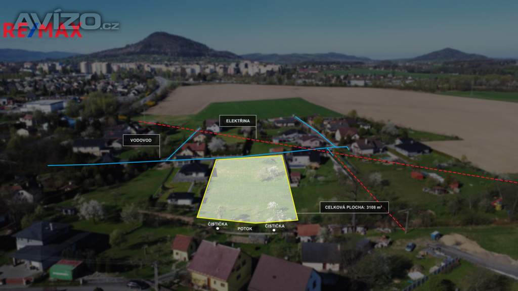 Foto inzerátu Stavební pozemek, 1 554 m2 Kopřivnice (Lubina)