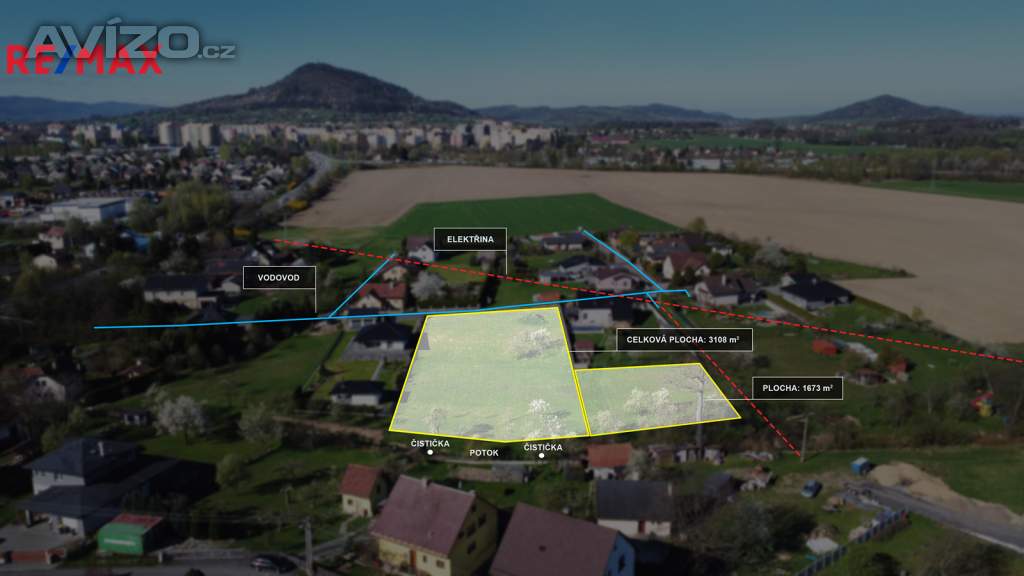 Foto inzerátu Stavební pozemek, 4 781 m2 Kopřivnice (Lubina)