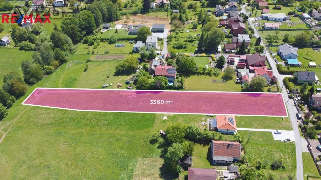 Foto inzerátu Stavební pozemek Šenov na opravdu skvělém místě, 3360 m2