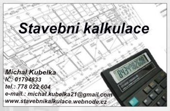 Stavební kalkulace Michal Kubelka