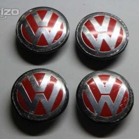 Fotka k inzerátu Volkswagen pokličky -  65 mm -  Červené , Sada 4 ks  / 12401013