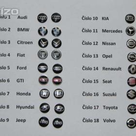 Fotka k inzerátu Znak na klíč -  samolepicí, 14 mm -  Různé značky / 12709625