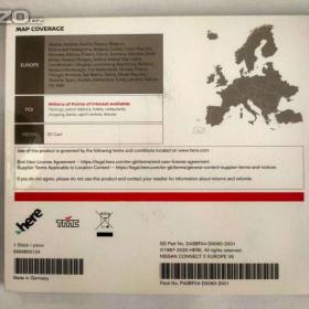 Foto inzerátu Mapy SD karta Nissan connect 2 - Europa V6 2021
