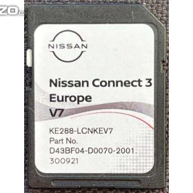 Mapy SD karta Nissan connect 3 -  Europa V7 2022 / 12952233