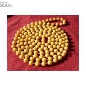 Foto inzerátu Žluté korále bižuterie retro