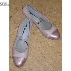 Foto inzerátu Parádní nízké lodičky Tamaris - světle béžové s perletí č. 39