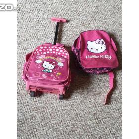 Fotka k inzerátu 2 batohy Hello Kitty s kolečky a bez / 18868958