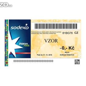 Foto inzerátu CELÁ ČR: KOUPÍM IHNED STRAVENKY A POUKAZY SODEXO, EDENRED, UNIŠEK, ACADEMICA, FLEXI