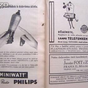 Foto inzerátu Publikace Prvních deset let československého rozhlasu z roku 1935