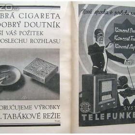 Foto inzerátu Publikace Prvních deset let československého rozhlasu z roku 1935