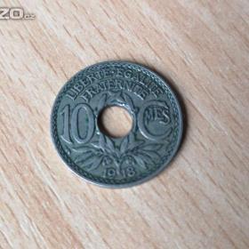 Fotka k inzerátu 10 centimů z roku 1918 / 15758065