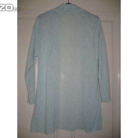 Foto inzerátu Svetřík - kardigan světle zelenkavý / mint, vel. L