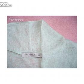 Foto inzerátu Svetřík - kardigan světle zelenkavý / mint, vel. L