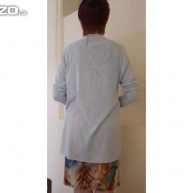 Foto inzerátu Svetřík - kardigan světle zelenkavý / mint, vel. L