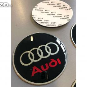 Foto inzerátu Středové pokličky / samolepky kola AUDI + logo 64mm