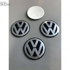 45 mm Středové pokličky / samolepky alu kola VW / 15840486