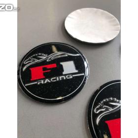 Foto inzerátu Středové pokličky / samolepky alu F1 Racing černé