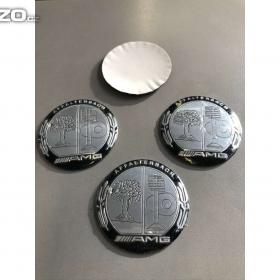 Středové pokličky /samolepky alu kola AMG obr 2 ČB / 15842865