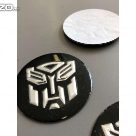 Foto inzerátu Středové pokličky/samolepky alu kola Transformers 65mm