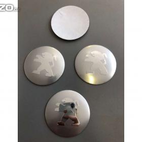 Foto inzerátu Středové pokličky / samolepky alu kola Peugeot stříbrný