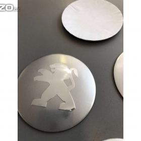 Foto inzerátu Středové pokličky / samolepky alu kola Peugeot stříbrný