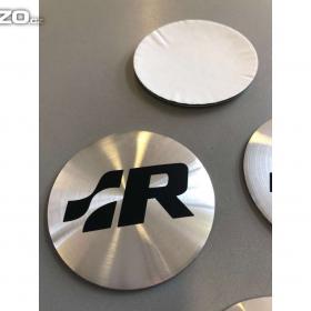 Foto inzerátu Středové pokličky / samolepky alu R-LINE stříbrné