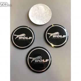Středové pokličky / samolepky alu kola WOLF / 15843005