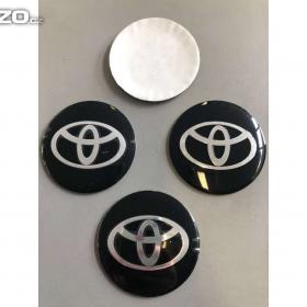 Středové pokličky / samolepky alu kola TOYOTA černé / 15843012
