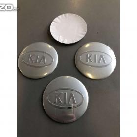 Středové pokličky / samolepky alu kola KIA stříbrný / 15843022