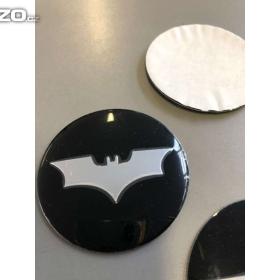 Foto inzerátu Středové pokličky / samolepky alu kola BATMAN - stříbrný