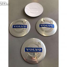 Středové pokličky / samolepky alu kola VOLVO stříbrné / 15843060