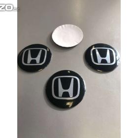Středové pokličky / samolepky alu kola HONDA černé / 15845467