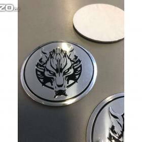 Foto inzerátu Středové pokličky / samolepky alu kola VLK chrom