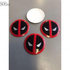 Foto inzerátu Středové pokličky/ samolepky alu kola Deadpool