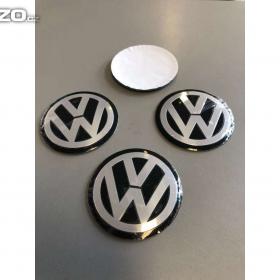 56 mm Středové pokličky / samolepky alu kola -  VW / 15845495