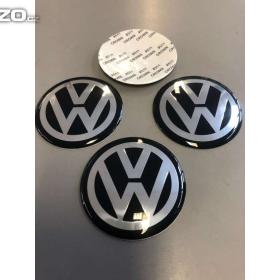 65 mm Středové pokličky / samolepky alu kola -  VW / 15845509
