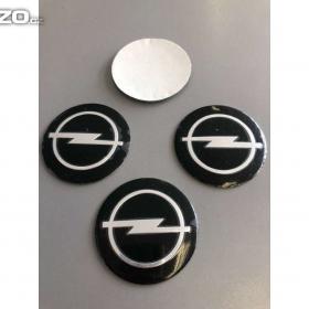 Středové pokličky / samolepky alu - logo OPEL / 15847601