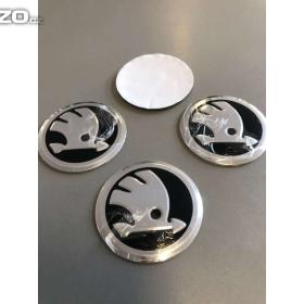 Středové pokličky / samolepky alu kola -  ŠKODA / 15847615