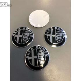 Fotka k inzerátu Středové pokličky / samolepky alu kola Alfa Romeo ČB / 19687658