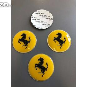 65 Středové pokličky / samolepky alu kola FERRARI / 15889321