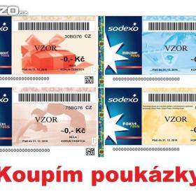Foto inzerátu OSTRAVA, PRAHA, BRNO a CELÁ ČR-KOUPÍM STRAVENKY, POUKAZY, BENEFITNÍ KARTY, SODEXO, EDENRED