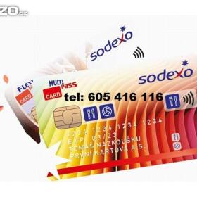 Foto inzerátu OSTRAVA, PRAHA, BRNO a CELÁ ČR-KOUPÍM STRAVENKY, POUKAZY, BENEFITNÍ KARTY, SODEXO, EDENRED