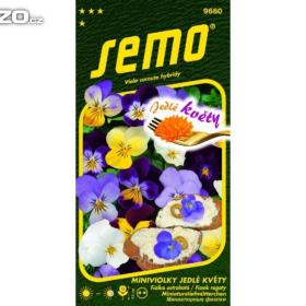 Miniviolky -  Jedlé květy /www. levna- semena. cz / 15928023