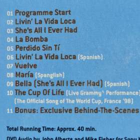 Foto inzerátu DVD - RICKY MARTIN - The R.M. Video Collection