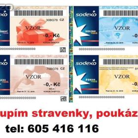 Foto inzerátu Koupím Flexipass, Edenred MULTI, Unišek+, karty, stravenky na jídlo