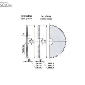 Foto inzerátu KOTOUČ PILOVÝ NA KOV 125x2,5x27 mm ČSN 222913.1 (NOVÝ)