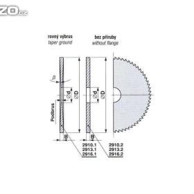 Foto inzerátu KOTOUČ PILOVÝ NA KOV 63x5,0x16 mm ČSN 222910 (NOVÝ)