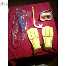 Fotka k inzerátu MASKA + ŠNORCHL+PLOUTVE PRO DĚTI / 17999508