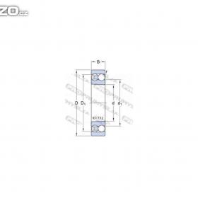 Foto inzerátu Ložisko 1213 K kuličkové dvouřadé 65x120x23 mm ZKL ČR (NOVÉ)